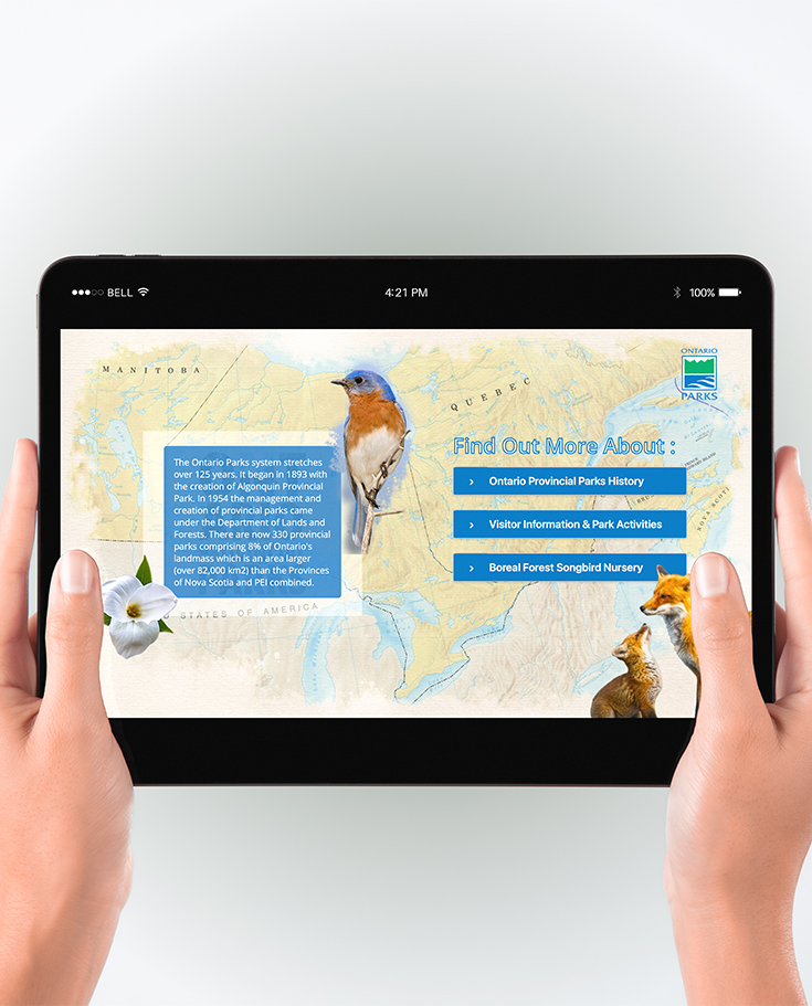 Ontario Parks Kiosk